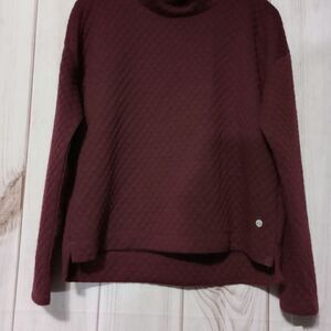 Apana‎ Shirt Ladies Medium Yoga Maroon